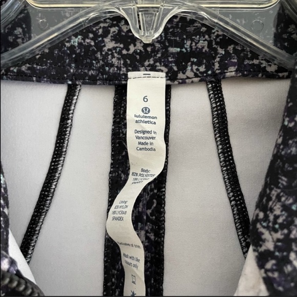 Lululemon Forme jacket rocky road sand dune toothpaste size 6 - Picture 15 of 15